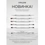 Кисточка двухсторонняя Staleks Exclusive для градиента 11 мм / для дизайна 10 мм с магнитными колпачками (07/12)